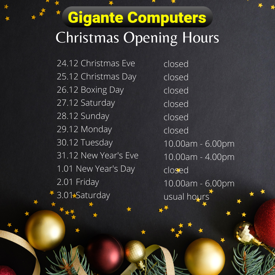Christmas Opening Hours