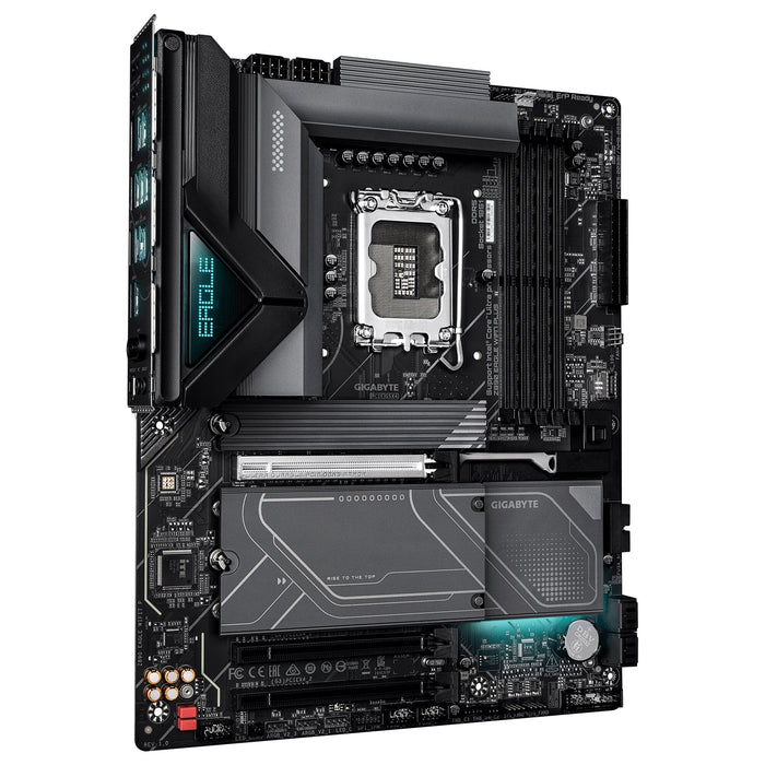 Gigabyte Z890 EAGLE WIFI7 PLUS Intel 1851 Socket Motherboard, ATX, 4x DDR5 Slots, 4x M.2 Sockets, Fitted I/O Shield, 2.5GbE LAN, Wi-Fi 7, 1x DisplayPort / 1x USB-C (USB4)