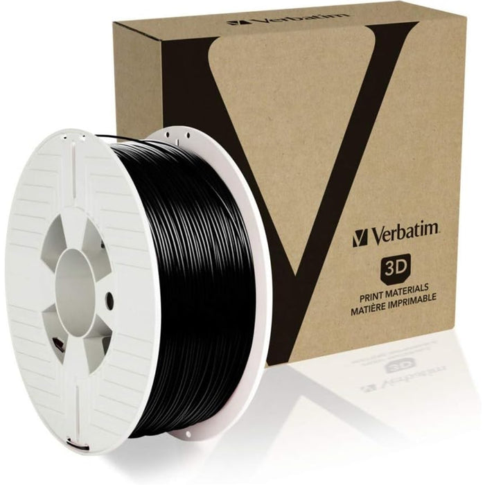 Verbatim PLA-Filament 3D-Printing,1.75mm, 1kg, High End Polyactide-Filament For Material Extrusion, For 3D-Printer & 3D-Pen, 3D-Printer-Filament Made Of PLA, 1 Spool 335m, Black