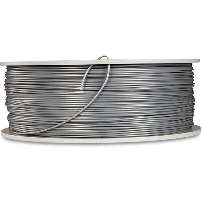 Verbatim PLA-Filament 3D-Printing,1.75mm, 1kg, High End Polyactide-Filament For Material Extrusion, For 3D-Printer & 3D-Pen, 3D-Printer-Filament Made Of PLA, 1 Spool 335m, Silver/Metal Grey