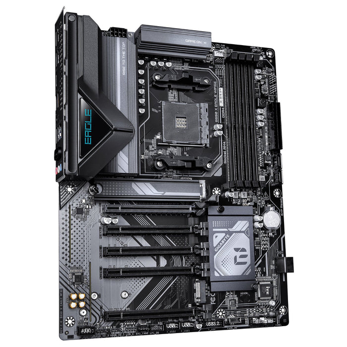 Gigabyte B550 X EAGLE AMD AM4 Socket Motherboard, ATX, 4x DDR4 Slots, 2x M.2 Sockets, Fitted I/O Shield, 2.5GbE LAN, Wi-Fi 6E, 1x HDMI Port