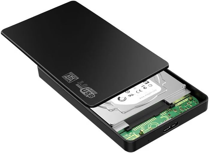 Multibao USB 3.0 2.5 External Hard Drive Enclosure - Black