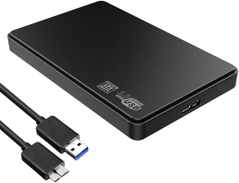Multibao USB 3.0 2.5 External Hard Drive Enclosure - Black
