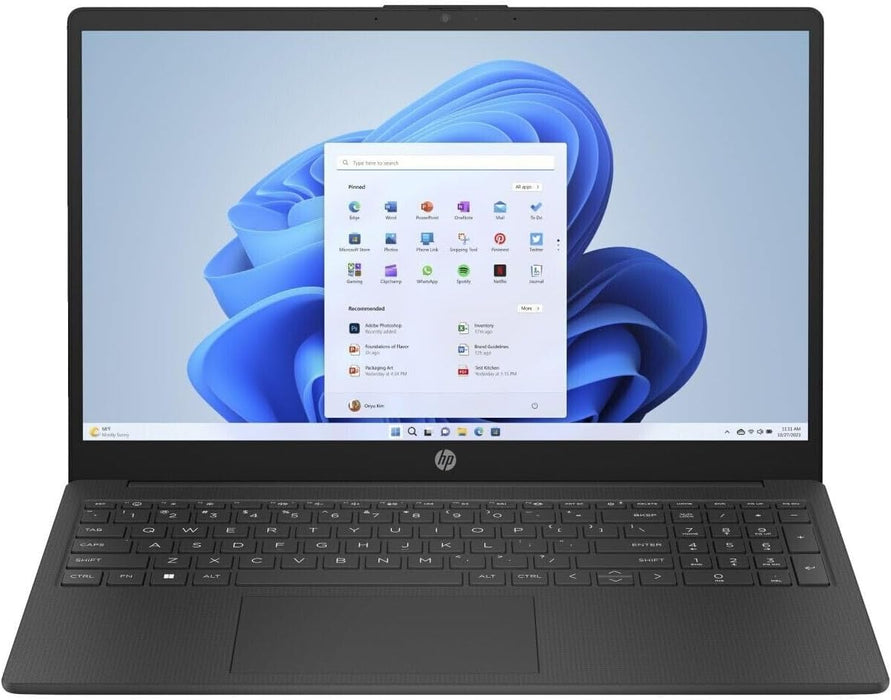 HP 15-fc0516sa Laptop AMD Ryzen 3 7320U 4GB 256GB 15.6 Inch W11 - Refurbished