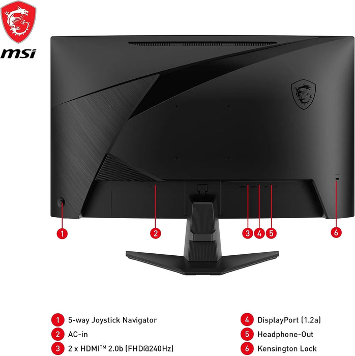 MSI MAG 27C6X 27" 250Hz Gaming Monitor - Refurbished
