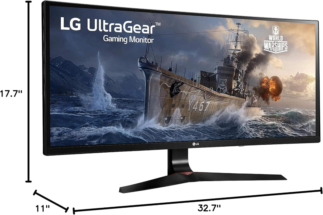 LG 34UC79G-B 34'' UltraWide Full HD IPS Curved Gaming Monitor - Refurbished