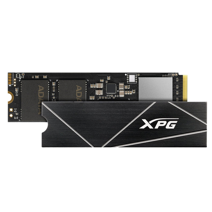 ADATA 1TB XPG GAMMIX S70 Blade M.2 NVMe SSD, M.2 2280, PCIe 4.0, 3D NAND, R/W 7400/5500 MB/s, 740K/740K IOPS, PS5 Compatible, No Heatsink-Internal SSD Drives-Gigante Computers