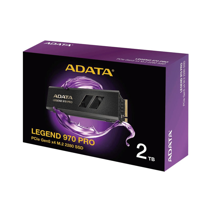 ADATA Legend 980 BLADE (SLEG-970P-2TCI) 2TB NVMe SSD, M.2 Interface ,PCIe Gen 5, 2280, Read 14,000MB/s, Write 11,000MB/s, 5 Year Warranty-Hard Drives-Gigante Computers