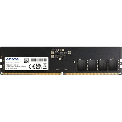 ADATA Premier, 16GB, DDR5, 4800MHz (PC5-38400), CL40, 1.1V, DIMM Memory-Memory - Desktop-Gigante Computers
