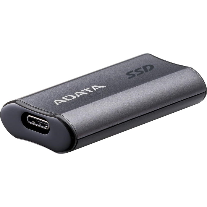 ADATA SC750 1TB USB-C Portable SSD USB 3.2 Gen 2 Up to 1000 MB/s Black Titanium Compatible with Windows, iOS, Android, PlayStation, XBox & Handheld Consoles-Hard Drives-Gigante Computers