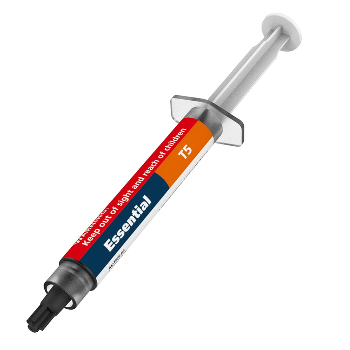 AKASA AK-T505-5G T5 Essential Thermal Compound Syringe, 5g, Grey, Low Thermal Resistance, Non-Curing, Non-Electrically Conductive, Includes Spreader & Cleaning Wipes-CPU Fans & Paste-Gigante Computers