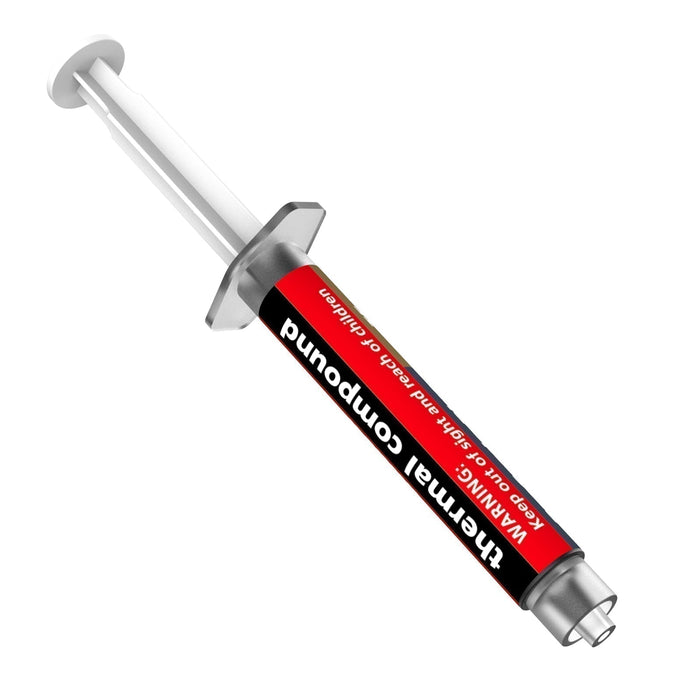 AKASA AK-T565-5G T5 Pro-Grade+ Thermal Compound Syringe, 5g, Grey, Ultra-Performance with Hybrid Silicone & Nano-Diamond Particles, Non-Curing, Non-Electrically Conductive, Includes Spreader & Cleaning Wipes-CPU Fans & Paste-Gigante Computers