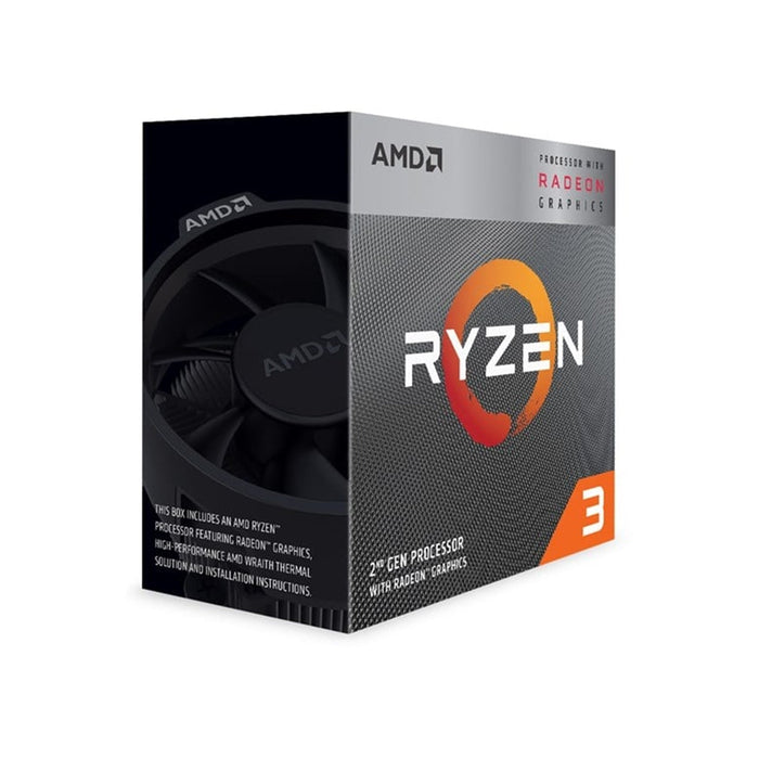 AMD Ryzen 3 3200G with Radeon Vega 8 Graphics and Wraith Stealth Cooler 3.6Ghz Quad Core AM4 Overclockable Processor-Processors-Gigante Computers