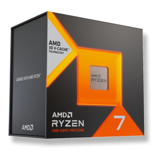 AMD Ryzen 7 7700X3D 8 Core AM5 Processor, 16 Threads, 4GHz up to 4.5GHz Boost, 8MB Cache, 120W, with AMD Radeon Graphics-Processors-Gigante Computers