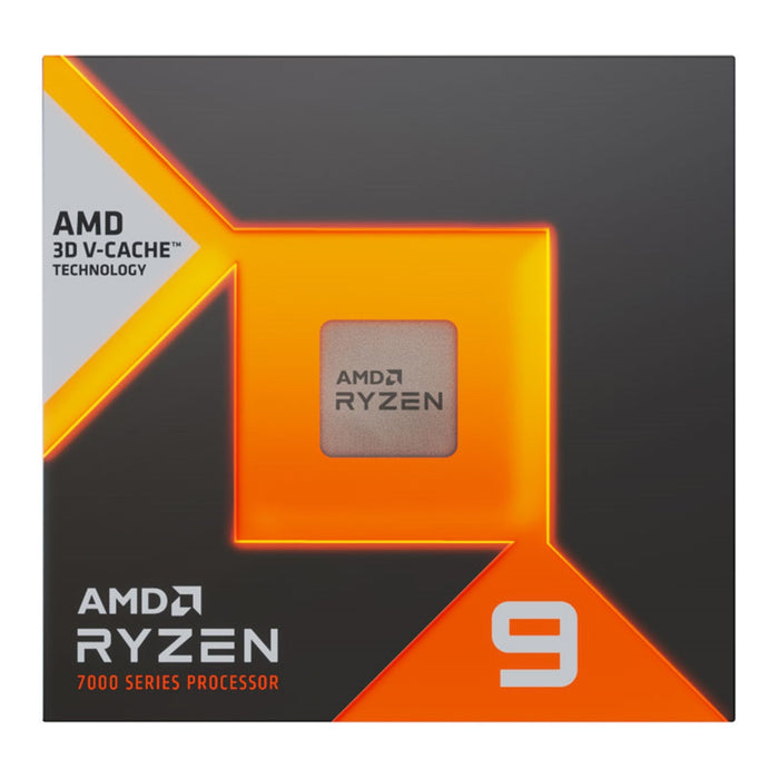 AMD Ryzen 9 7950X3D CPU, AM5, 4.2GHz (5.7 Turbo), 16-Core, 120W, 144MB Cache, 5nm, 7th Gen, Radeon Graphics, NO HEATSINK/FAN-Processors-Gigante Computers