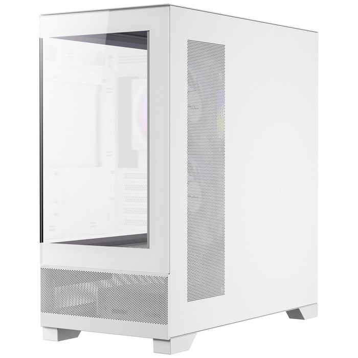 ANTEC CX500M Micro Tower Gaming Case, White, 2 x USB 3.0 / 1 x USB Type-C, Tempered Glass Side Panel, Micro-ATX/ITX-Cases-Gigante Computers