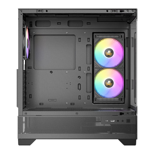 ANTEC CX700 Mid Tower Gaming Case, Black, 270 Full-View Tempered Glass, 3 x 120 mm ARGB PWM Fans, 1 x USB 3.0 / 1 x USB Type-C, ATX, Micro ATX, ITX-Cases-Gigante Computers