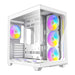 ANTEC Constellation C5 White ARGB Case, 270' Full-view tempered glass, Dual Chamber, Support back-connect motherboards, 7 x ARGB PWM fans with built-in fan controller, ATX, Micro-ATX, ITX-Cases-Gigante Computers