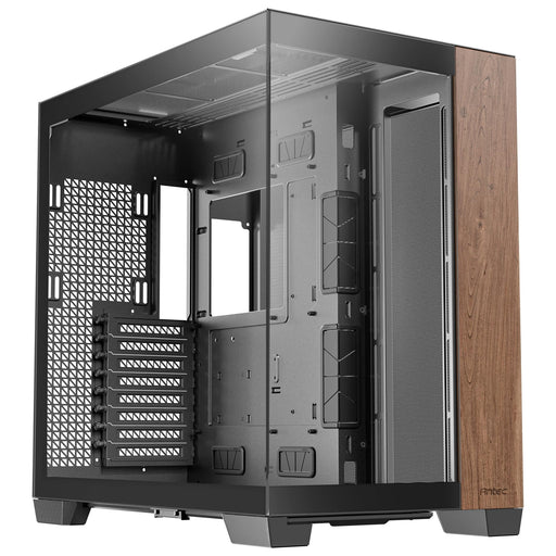 ANTEC Constellation C8 Dual Chamber Case, Gaming, Wood, Mid Tower, 2 x USB 3.0 / 1 x USB Type-C, Seamless Left and Front Tempered Glass Side Panel, E-ATX, ATX, Micro ATX, ITX-Cases-Gigante Computers