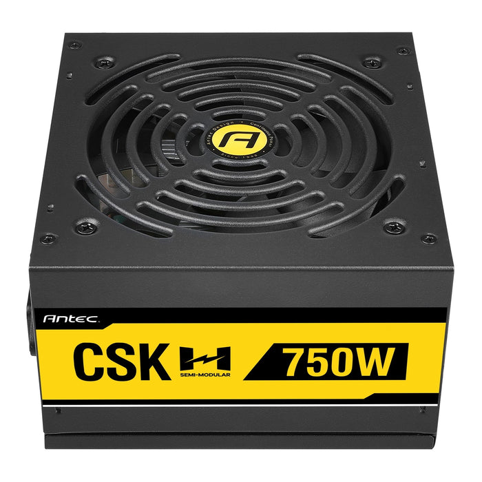 ANTEC Cuprum Strike CSK750H 750W PSU, 120mm Silent Fan, 80 PLUS Bronze, Semi Modular, UK Plug, Flat Black Cables, CircuitShield Industrial-Grade Protections-Power Supplies-Gigante Computers