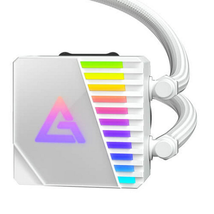 ANTEC Symphony 360 AiO Liquid CPU Cooler, Universal Socket, White, 360mm Radiator, PWM 1600RPM Cooling Fans, Addressable RGB LED Lighting with Chromatic ARGB Lighting Pump Head-Fans-Gigante Computers