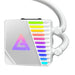 ANTEC Symphony 360 AiO Liquid CPU Cooler, Universal Socket, White, 360mm Radiator, PWM 1600RPM Cooling Fans, Addressable RGB LED Lighting with Chromatic ARGB Lighting Pump Head-Fans-Gigante Computers