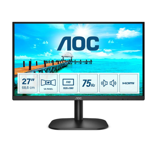 AOC 27B2AM 27" LED Full HD Frameless Black Monitor-TFT Monitors-Gigante Computers