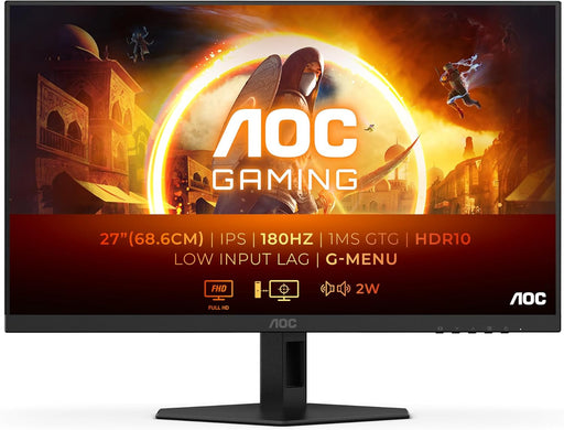 AOC 27G4XED 27 inch FHD 180Hz Gaming Monitor - Refurbished-Monitors-Gigante Computers