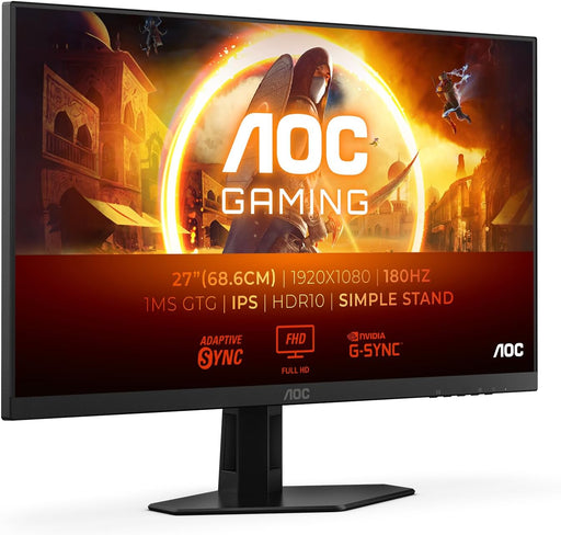 AOC 27G4XED 27 inch FHD 180Hz Gaming Monitor - Refurbished-Monitors-Gigante Computers