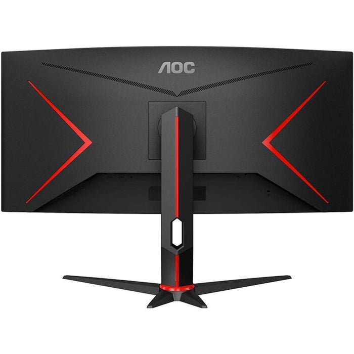 AOC CU34G2X/BK 34" WQHD 1ms VGA / HDMI / Display Port Freesync Height Adjustable Curved Monitor-TFT Monitors-Gigante Computers