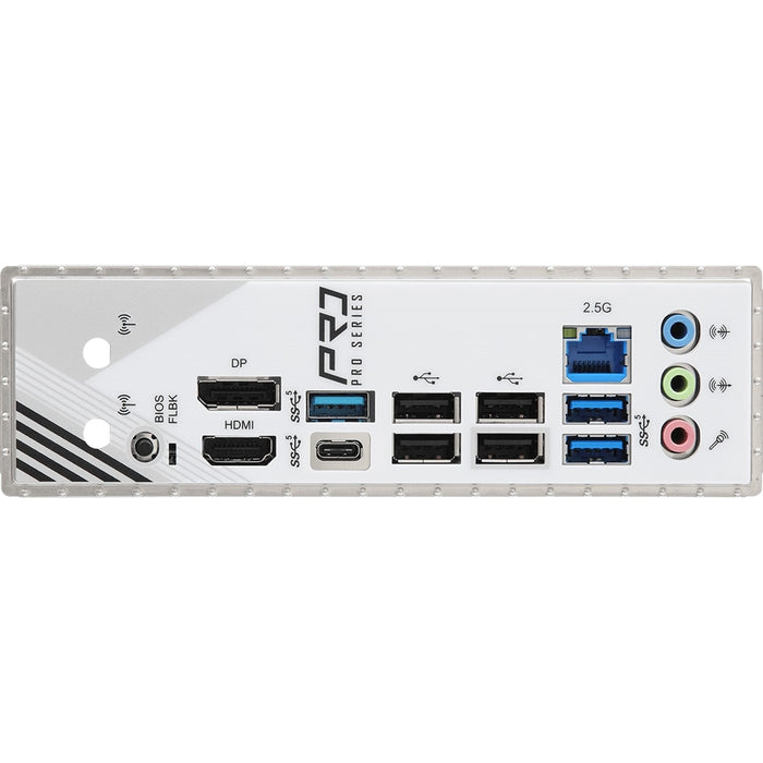 ASRock A620AM PRO RS AMD Socket AM5 Motherboard, 4 x DDR5 DIMM Slots, 1 x M.2 Socket (Key E), 2 x USB 3.2 Type-C, 2.5G LAN, 1 x HDMI Port/ 1 x Display Port-Motherboards-Gigante Computers