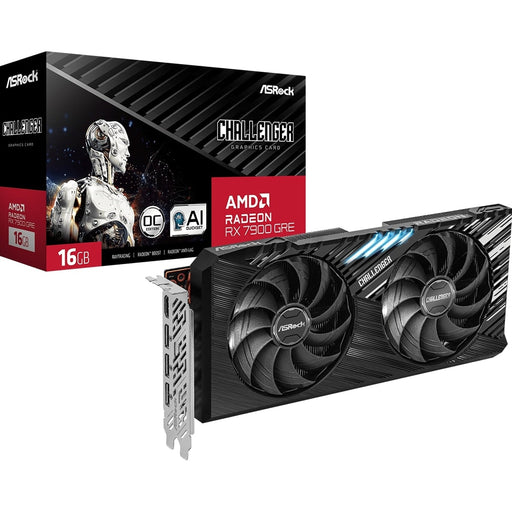 ASRock AMD Radeon RX 7900 GRE Challenger 16GB Graphics Card-Graphics Cards-Gigante Computers