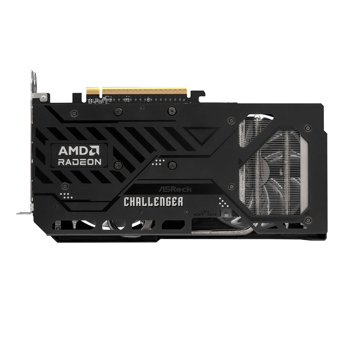 ASRock AMD Radeon RX 9060 XT Challenger OC 8GB GDDR6 Graphics Card, 2048 Streams, 3290MHz Boost Clock, Dual Fan, 2x DisplayPorts / 1x HDMI Port-Graphics Cards-Gigante Computers