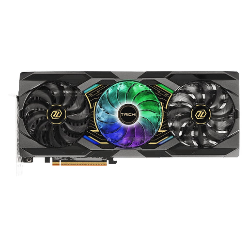 ASRock AMD Radeon RX 9070 XT Taichi 16GB OC GDDR6 Graphics Card, 4096 Streams, 3100MHz Boost Clock, Triple Fan, 3x DisplayPorts / 1x HDMI Port-Graphics Cards-Gigante Computers