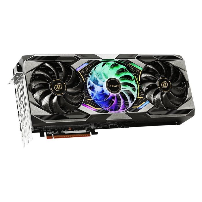 ASRock AMD Radeon RX 9070 XT Taichi 16GB OC GDDR6 Graphics Card, 4096 Streams, 3100MHz Boost Clock, Triple Fan, 3x DisplayPorts / 1x HDMI Port-Graphics Cards-Gigante Computers