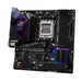ASRock B850M Riptide WiFi PHANTOM GAMING AMD AM5 Socket Motherboard, Micro-ATX, 4x DDR5 Slots, 3x M.2 Sockets, 2x USB-C Port, Fitted I/O Shield, 2.5GbE LAN, Wi-Fi 7, 1x DisplayPort / 1x HDMI Port-Motherboards-Gigante Computers