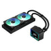 ASRock Challenger 240 Digital AIO Liquid CPU Cooler, 240mm Radiator, Dual 120mm PWM ARGB Fans, 3" Digital Display, Intel LGA1700/1851 & AMD AM5/AM4 Compatible-Fans-Gigante Computers