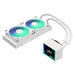 ASRock Challenger 240 Digital AIO Liquid CPU Cooler, 240mm Radiator,White, Dual 120mm PWM ARGB Fans, 3" Digital Display, Intel LGA1700/1851 & AMD AM5/AM4 Compatible-Fans-Gigante Computers