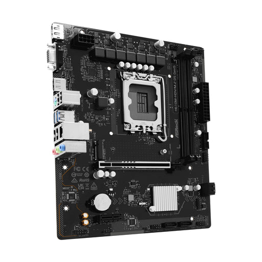ASRock H610M-HDV/M.2 D5 Gen5 Intel 1700 Socket Motherboard, Micro-ATX, 2x DDR5 Slots, 1x M.2 Socket, GbE LAN, 1x D-Sub / 1x DisplayPort / 1x HDMI Port-Motherboards-Gigante Computers