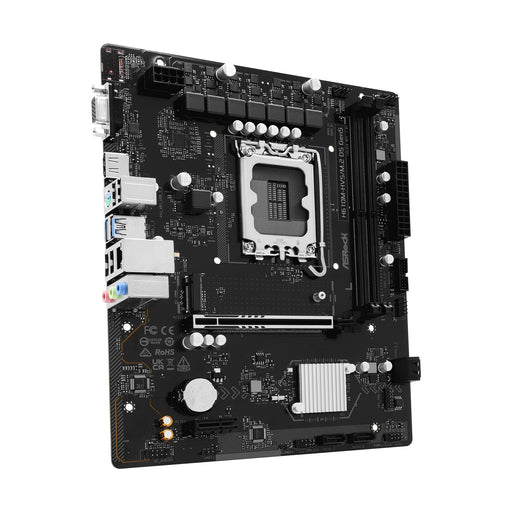 ASRock H610M-HVS/M.2 D5 GEN5 Intel 1700 Socket Motherboard, Micro-ATX, 2x DDR5 Slots, 1x M.2 Socket, GbE LAN, 1x D-Sub / 1x HDMI Port-Motherboards-Gigante Computers