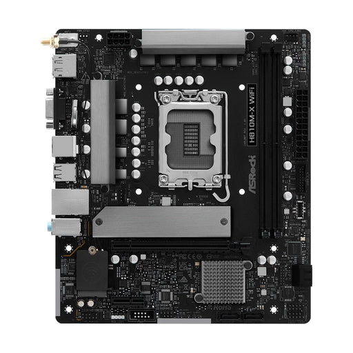 ASRock H810M-X WIFI Intel Socket 1851 Motherboard, 2 x DDR5 DIMM Slots, 1 x M.2 Socket (Key E), 1 x USB 3.2 Type-C, 2.5G LAN, 802.11ac Wi-Fi Module, 1 x HDMI Port/ 1 x Display Port-Motherboards-Gigante Computers