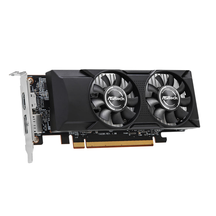 ASRock Intel Arc A310 Low Profile 4GB GDDR6 Graphics Card, 2000 MHz Base Clock, Dual Fan, 1x DisplayPorts / 1x HDMI Port-Graphics Cards-Gigante Computers