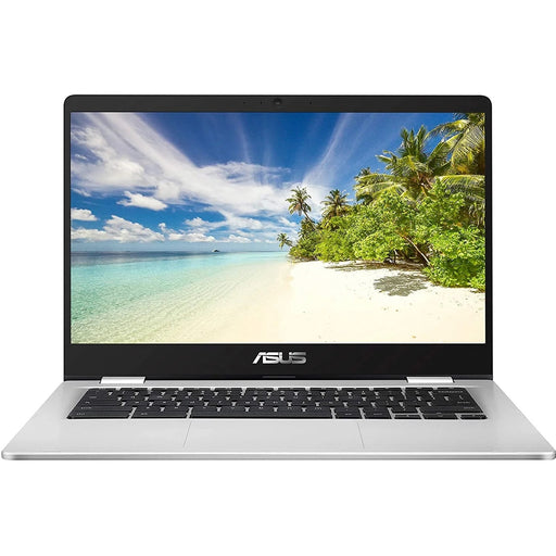 ASUS ChromeBook C423NA, 14 Inch Screen, Intel Celeron N3350, 4GB RAM, 64GB eMMC, Bluetooth, HD Webcam, Chrome OS-Laptops-Gigante Computers