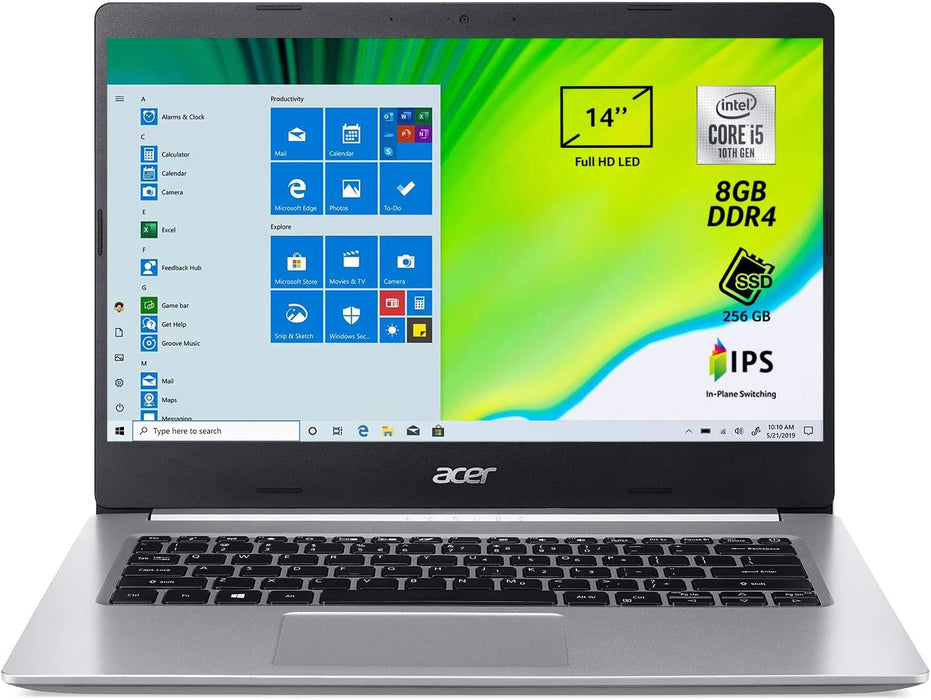 Acer Aspire A514-53 Laptop Intel i3-1035G1 8GB 256GB SSD 14.1" W11 - Refurbished-Laptops-Gigante Computers