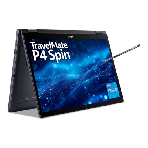 Acer TravelMate P4 Spin TMP414RN-53 NX.B22EK.00B, 14 Inch WUXGA IPS Touchscreen, Intel i3-1315U 13th Gen, 8GB RAM, 256GB SSD, Intel Graphics, Windows 11 Pro Education-Laptops-Gigante Computers