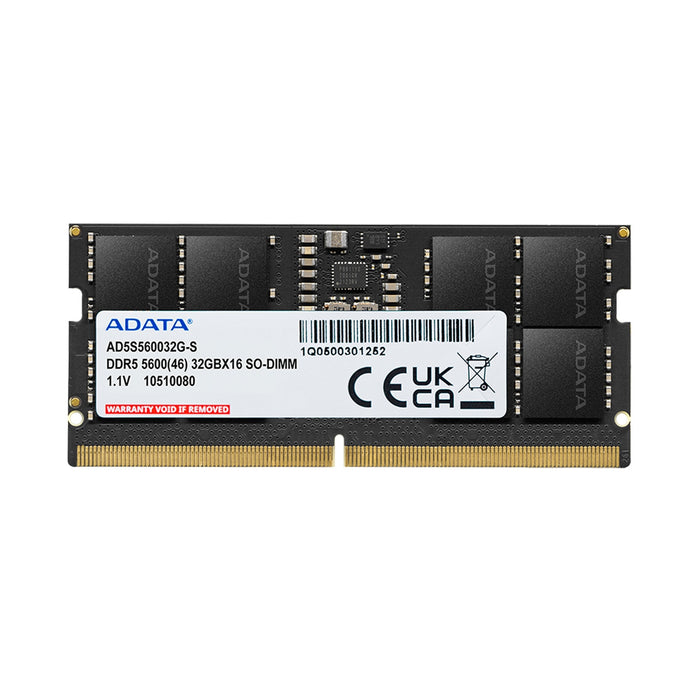 Adata AD5S560016G-S 16GB SODIMM System Memory DDR5, 5600MHz, 1 x 16GB-Memory - Laptop-Gigante Computers