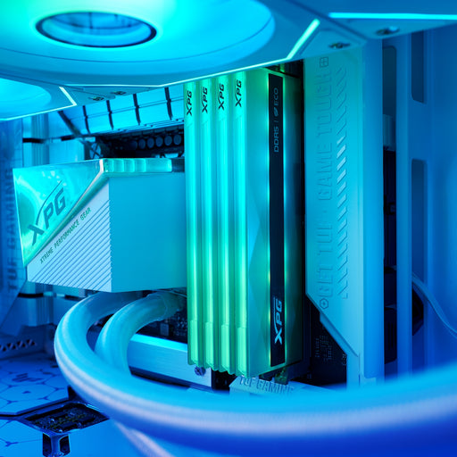 Adata LANCER NEON AX5U8000C3816G-DCLANRSG DDR5 8000MHz, 32GB, (2 x 16GB) CL38, 1.45v, Retail, Silver RGB System Memory-Memory - Desktop-Gigante Computers