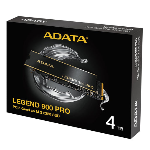 Adata Legend (SLEG-900P-4TCS) 900 PRO PCIe Gen4 x4 M.2 2280 Solid State Drive, R/W speed up to 7,400/6,500 MB/s, 5-year limited warranty-Hard Drives-Gigante Computers