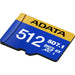 Adata Premier Extreme 512GB microSDXC SD7.1 Express Card, Nintendo Switch 2 Ready-Memory-Gigante Computers