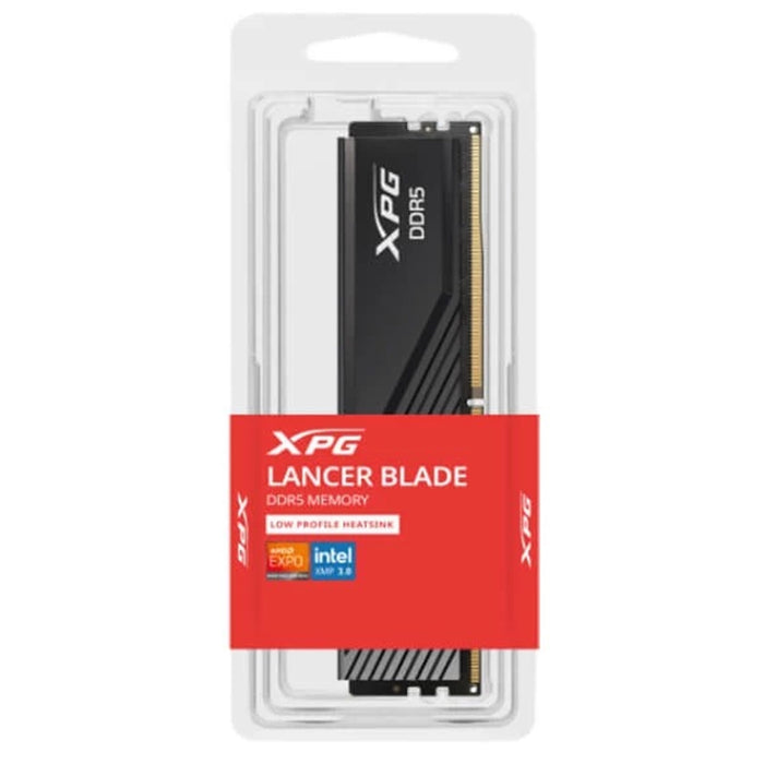 Adata XPG Lancer Blade AX5U6000C4816G-SLABBK 16GB U-DIMM System Memory DDR5, 6000MHz, 1 x 16GB-Memory-Gigante Computers